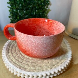 Starbucks Speckled Red and White Mug